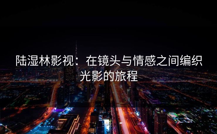 陆湿林影视：在镜头与情感之间编织光影的旅程